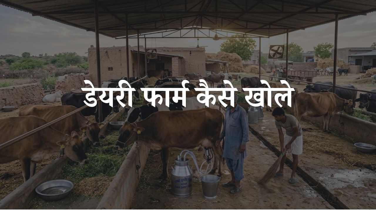 dairy farm kaise khole