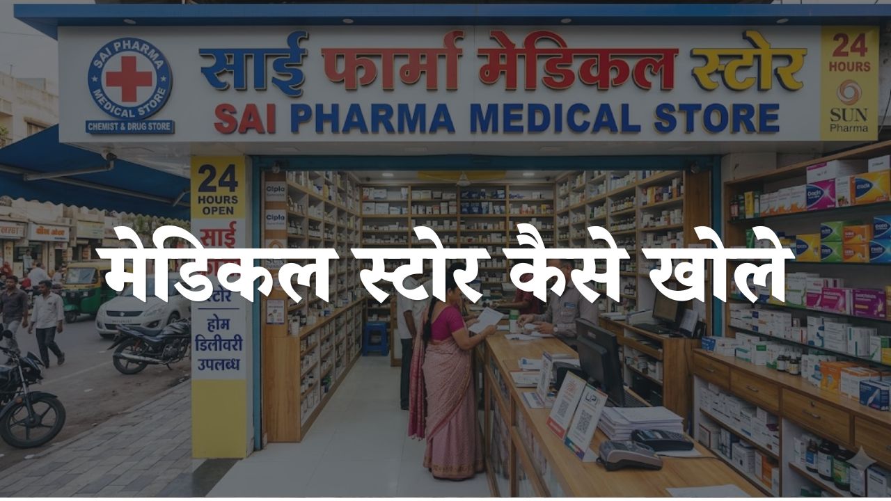 medical store kaise khole